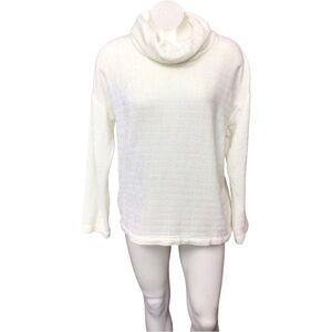 J. Jill Soft Cream‎ Cowl Neck Sweater size small